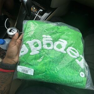 Vibrant Blue Hoodie with White Lettering